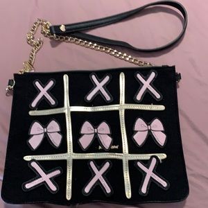 Betsy Johnson Tic-Tac-Toe Purse!